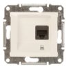 Sedna Gniazdo komputerowe pojedyncze RJ45 kat.5e UTP kremowe SDN4300123
