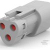 Złącze samochodowe 3-pinowe Deutsch 2-rzędowe Żeński 13A DEUTSCH DT Montaż na kablu Śruba Obudowa złącza samochodowego