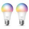 TP-Link TAPO L530E(2-PACK) Smart Wi-Fi Light Bulb, Multicolor, 2-Pack, E27,