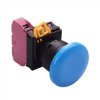 YW1B-M4E01S Blue 22mm Mushroom Momentary Push Button Switch NC IP65 IDEC