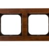 Sonata Ramka Podwójna Drewno Orzech R-2Rw/34