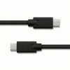 Qoltec Kabel USB 3.1 typ C męski USB 3.1 typ C męski 2m Czarny