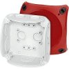 Skrzynka przyłączeniowa Hensel DK 0200 R, IP66, (D x S x W) 93 x 93 x 62 mm, czerwony, 1 szt.
