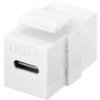 Moduł Keystone Złącze Usb-C™, Usb 3.2 Gen 2 (10 Gbit/S), Biały - Wersja...