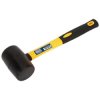 Sealey RMB100 Rubber Mallet 1lb Fibreglass Shaft