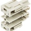 Moduł złączy dużej mocy 4-pinowe HARTING Żeńskie HAN Modular 4 Kabel Prosty