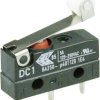Mikroprzełącznik DC1C-H1RB 250 V/AC 6 A 1 x wł/(wł) ZF IP67 chwilowy 1 szt.