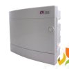 Rozdzielnica podtynkowa 12 modułowa 1x12M drzwi pełne IP40 ECM12PO 001101015 ETI