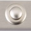 Heidemann 70402 Przycisk do dzwonka 1 x nikiel 24 V/1 A