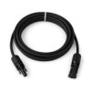 Przedłużacz Solarny Kabel 6Mm2 Z Wtykami Mc4 Czarny Długość: 2M Dv-8393-Fot