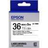 Epson C53S657006 Label Cartridge Standard LK-7WBN Black/White 36mm (9m)