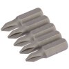Draper 64017 No.1 1/4" Hex Cross Slot Insert Bit 25mm Long x 5