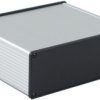 Aluminum enclosure, (L x W x H) 160 x 191 x 68 mm, transparent, IP65, 1457U1601
