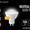 Żarówka LED GU10 9.5W 920lm 4000K klasa F Forever Light