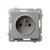 SONATA Gniazdo pojedyncze z uziemieniem kaszmirowy GP-1RZ/m/82 OSPEL