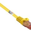 kabel LAN Renkforce RF-5128866, 1 szt., RJ45, CAT 6, U/UTP, 2.00 m, żółty