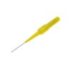 KOŃCÓWKA SONDA POMIAROWA ŻÓŁTA IGŁA 20.161.3 GNIAZDO BANAN 4mm 73mm 30V 1A AMASS