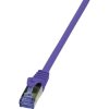 LogiLink CQ306VS Network cable CAT 6A Violet Flame-retardant Halogen-free 3m