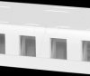 EC020400006 Keystone junction box, 6-port, surface-mounted, without module