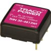 Konwerter DC/DC THN 30WI, Uwe 75V dc, Uwe 18V, Uwy 5V dc, TRACOPOWER 6 A 30 W -40 °C 80 °C Do montażu na płytce