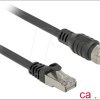 84922 RJ45 plug > M12 plug 8 pin Cat.5e SFTP