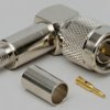 TNC plug 50 Ω, RG-58/U, crimp connection, angled, 0405013/D