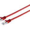 kabel LAN MicroConnect V-FTP6A10R-FLAT, 1 szt., RJ45, 10 m, czerwony