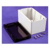 Hammond 1554K2GYSL Watertight PC Enclosure Smoked Lid 160 x 90 x 90 Grey