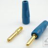 Wtyczka bananowa BS425GOLD-nieb. 4mm; RoHS