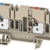Supply terminal, push-in connection, 0.5-6.0 mm², 41 A, 4 kV, dark beige, 1988260000