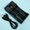 ŁAD.2x18650 AA/AAA/10440/14500 1A USB