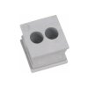 Icotek 39935 KT 2/2 Grommet Slotted Elastomer Grey Terminal Dia 2mm
