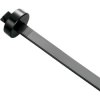 Fastening tie, PA, (L x W) 380 x 7.6 mm, bundle-Ø 100 mm, black, 85 °C, BYB-5-13H1150