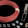 XY2CZ9325 Mounting kit, Ø 3.2 mm for XY2 CE, cable length 25 m.