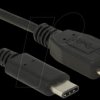 83676 USB 3.1 C-Stecker > USB Micro-B St. 0,5 m black