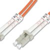 FO duplex patch cable, LC to LC, 10 m, OM2, multimode 50/125 µm, DK-2533-10