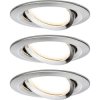 Paulmann 93878 Coin Slim LED Recessed Light Set 18W Iron Dimmable