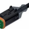 Connection cable, socket, 4 pole, straight to openend, 2m