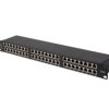 PATCH PANEL 48 PORT 1U 19 KAT.6 FTP EKRANOWANY CZARNY LANBERG PPS6-1048-B