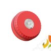 Sygnalizator optyczny sufitowy Solista LX czerwona obudowa i światło głęboka podstawa SOL-LX-C/RF/R1/D IP65 812028FULL-0165X EAT