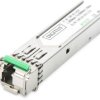 Transceiver, simplex LC, 10 Gbps, 10 km, SFP+, singlemode, silver, DN-81205
