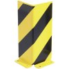 Moravia 197.13.182 Eckschutz Steel Corner Protection, Yellow, Black Stripes