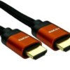 1M 8K Hdmi M-M 28Awg Copper/Orange Alumi
