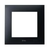 SZAFIR Ramka pojedyncza do łączników IP-44 czarny metalik RH-1Z/33