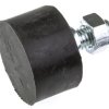 Podstawka antywibracyjna M8 średnica 30mm wysokość całkowita 37mm Nóżka sprężysta męska wysokość stopki 17mm