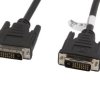 Kabel DVI-D(24+1) Full HD 1,8m czarny CA-DVID-10CC-0018-BK