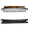 Złącze D-Sub 44-pinowe Żeński Proste Montaż na panelu raster 2.286mm Pozłacanie
