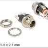 89910 Connector DC, female bulkhead