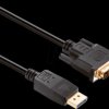 X-DC045-020 DP to DVI Dual Link, 1080p, Black, 2.0 m
