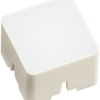 Cap, square, (L x W x H) 15 x 15 x 10.9 mm, white, for short-stroke pushbutton Multimec 5G, 1YAS0616